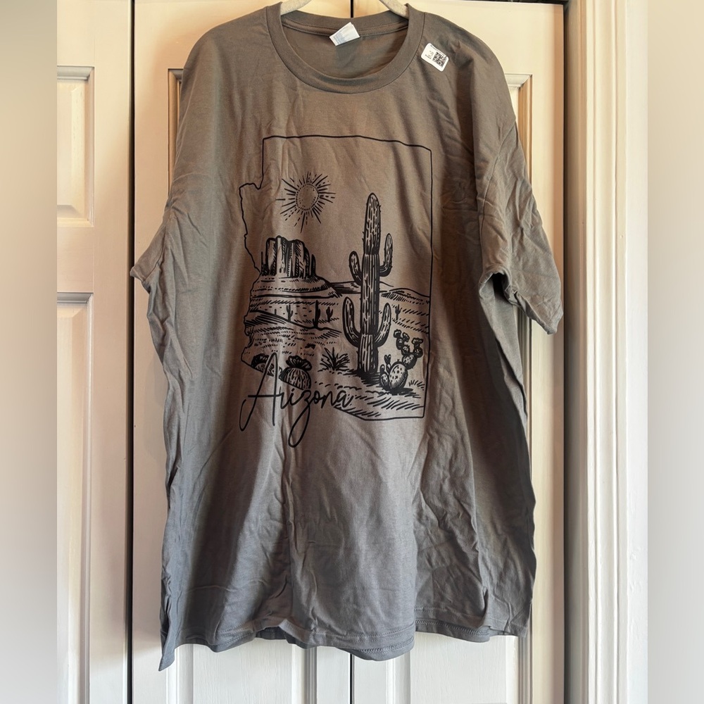 NWT Gray Arizona Graphic T-Shirt, 3XL